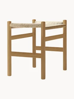 Silla de madera con asiento tejido a mano CH36