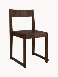 Silla de madera de abedul 01