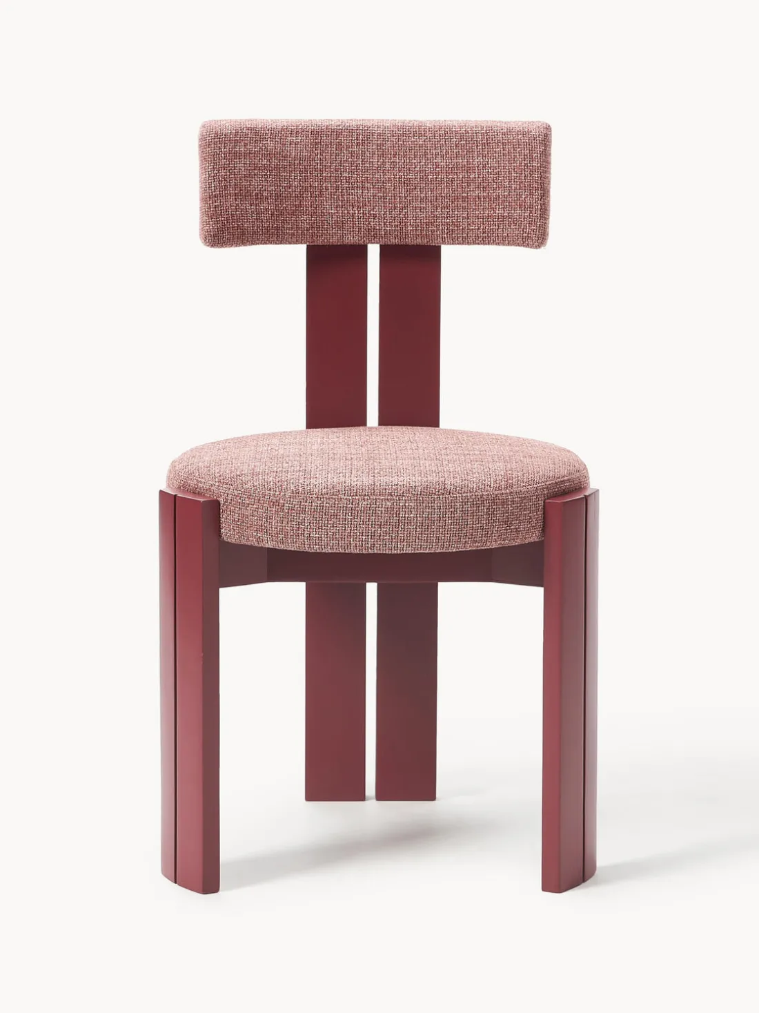 Silla de madera tapizada Katya