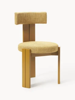 Silla de madera tapizada Katya