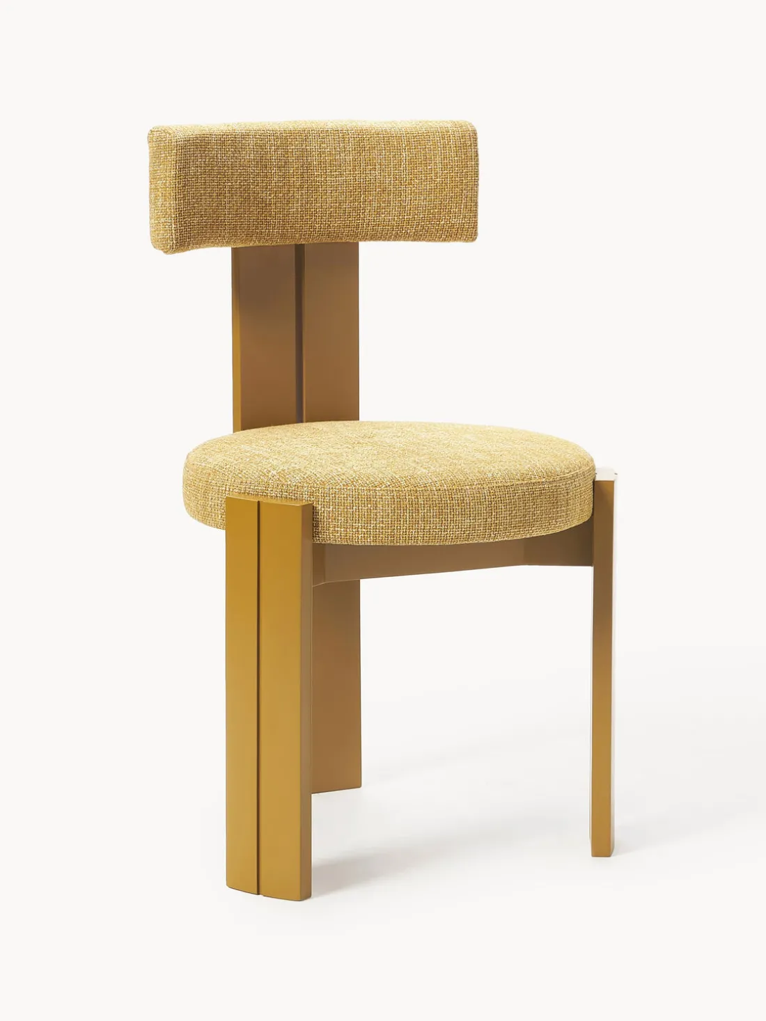 Silla de madera tapizada Katya