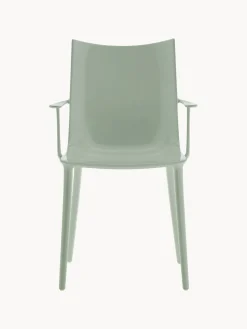 Silla de plástico con reposabrazos H.H.H.