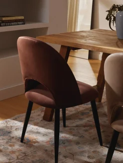 Silla de terciopelo Rachel