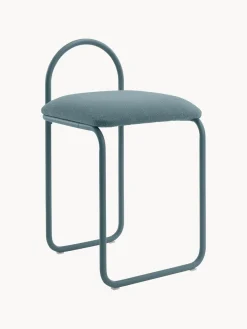 Silla en tejido bouclé Angui