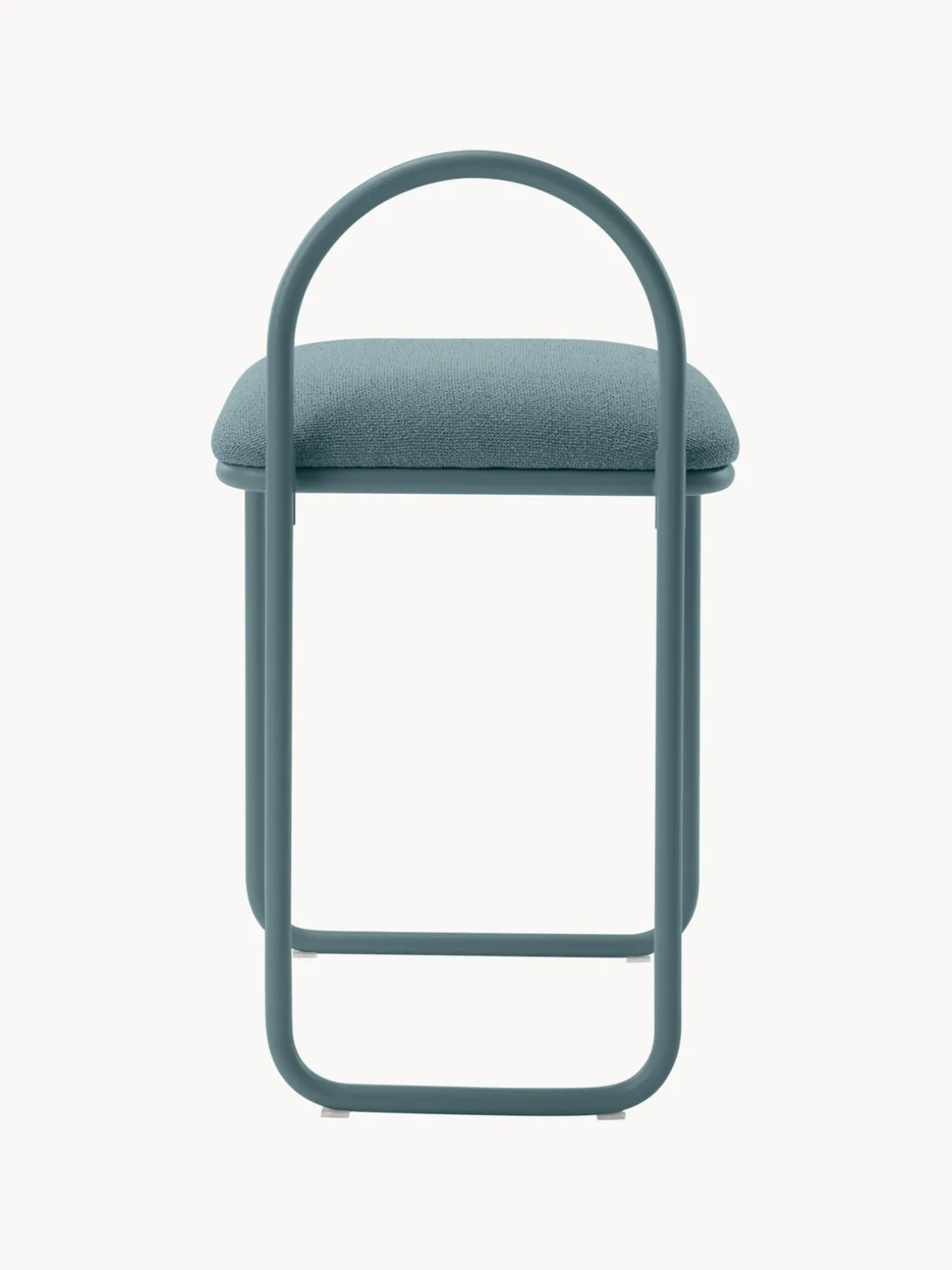 Silla en tejido bouclé Angui