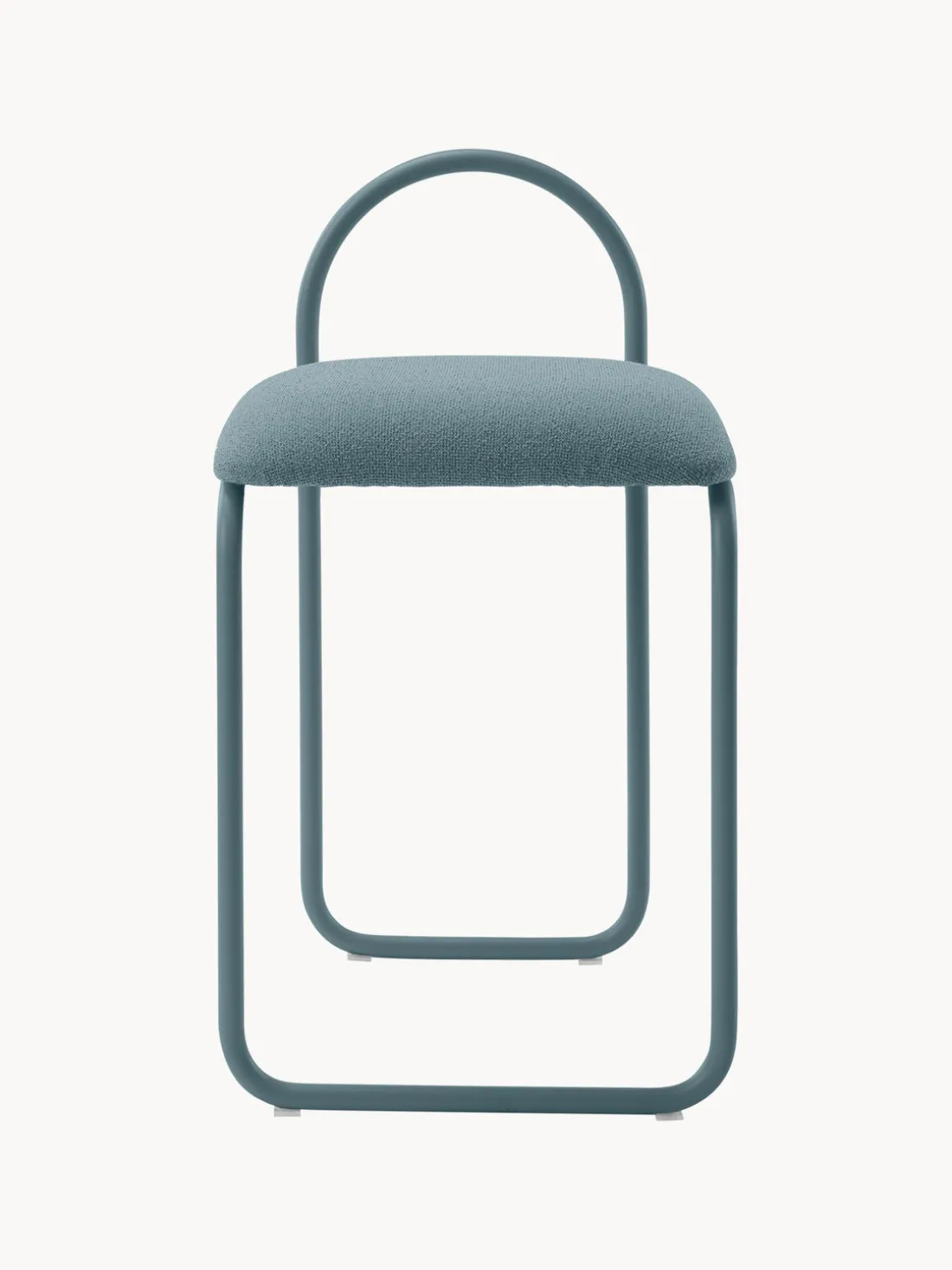 Silla en tejido bouclé Angui