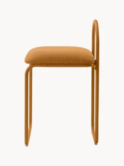 Silla en tejido bouclé Angui