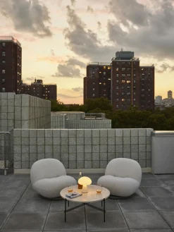 Silla giratoria de jardín Pacha