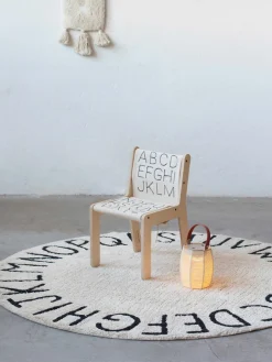 Silla infantil de madera ABC