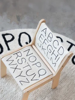 Silla infantil de madera ABC