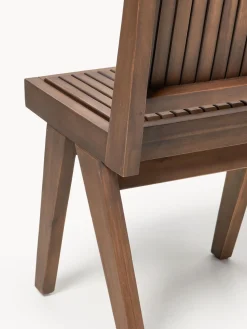 Silla para exterior de madera de acacia Sissi