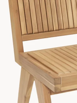 Silla para exterior de madera de acacia Sissi