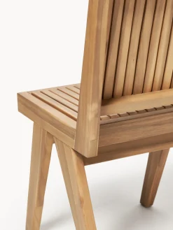 Silla para exterior de madera de acacia Sissi