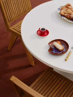 Silla para exterior de madera de acacia Sissi