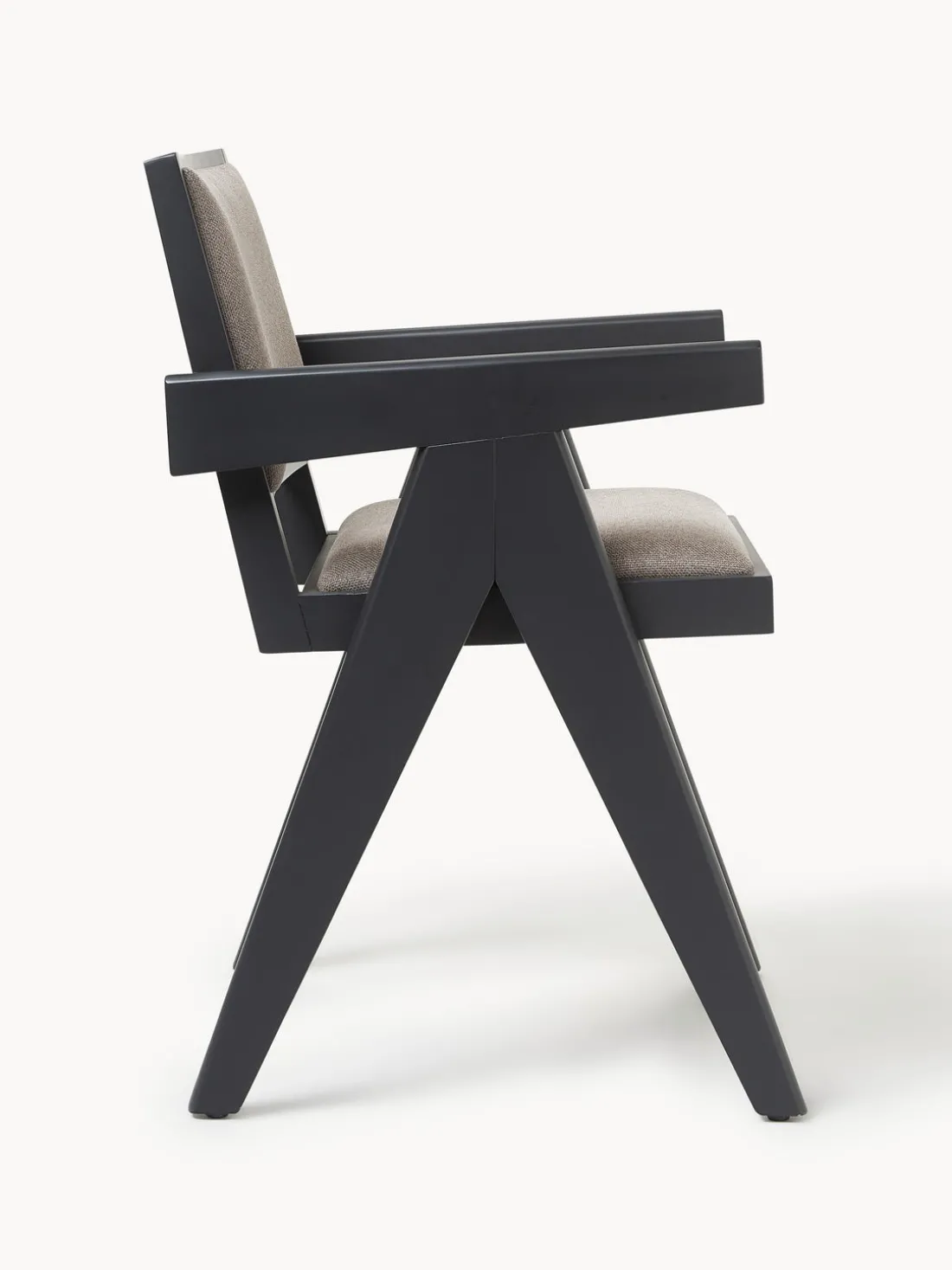 Silla tapizada con reposabrazos Sissi