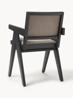 Silla tapizada con reposabrazos Sissi