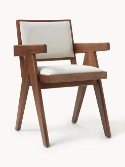 Silla tapizada con reposabrazos Sissi