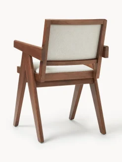 Silla tapizada con reposabrazos Sissi