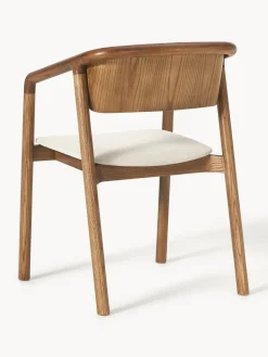 Silla tapizada con reposabrazos Gali