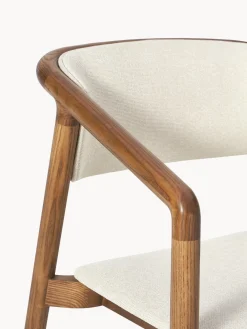 Silla tapizada con reposabrazos Gali