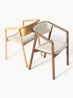 Silla tapizada con reposabrazos Gali