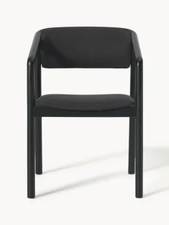 Silla tapizada con reposabrazos Gali