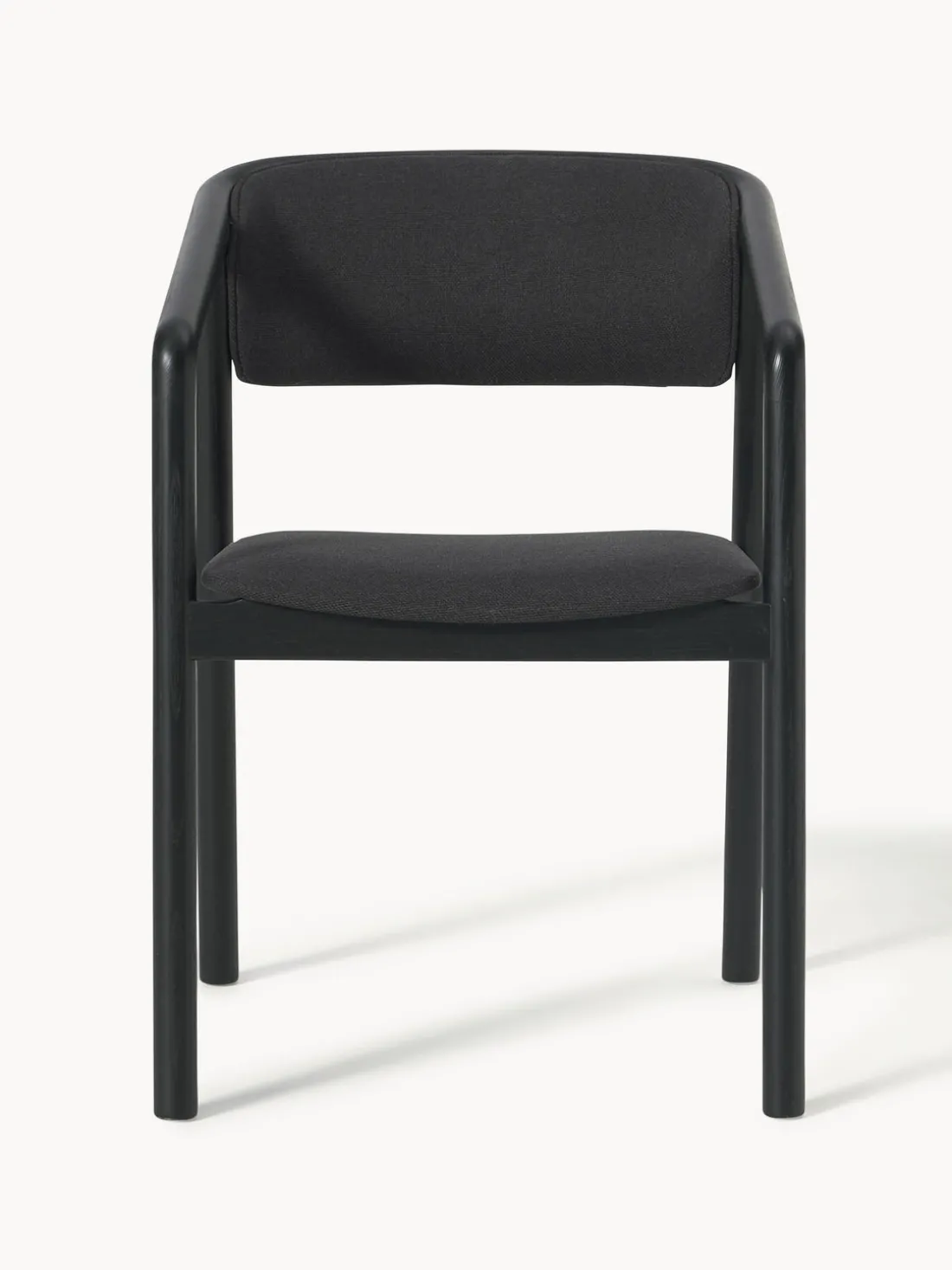 Silla tapizada con reposabrazos Gali