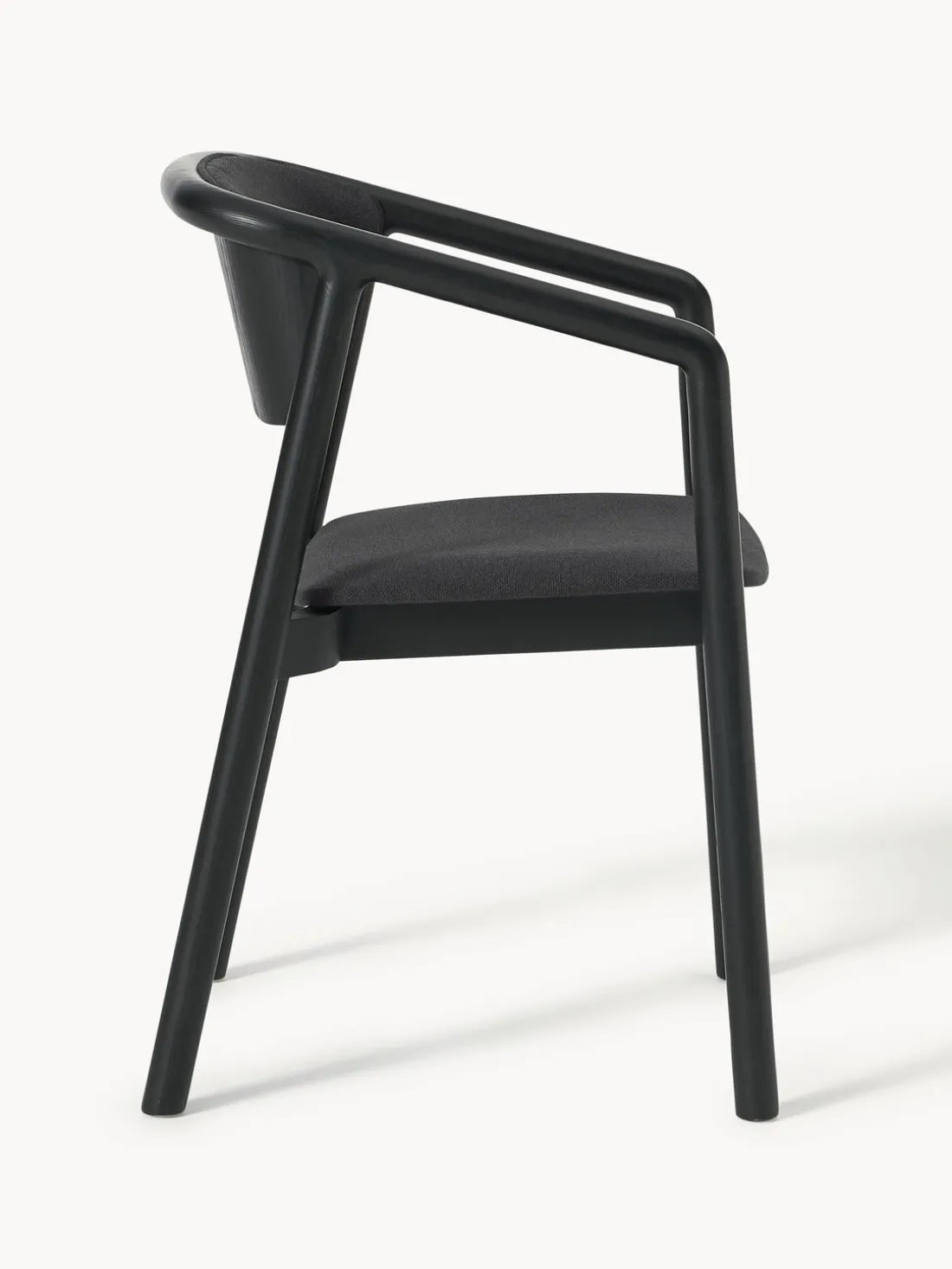 Silla tapizada con reposabrazos Gali