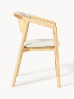 Silla tapizada con reposabrazos Gali