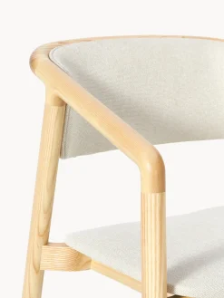 Silla tapizada con reposabrazos Gali