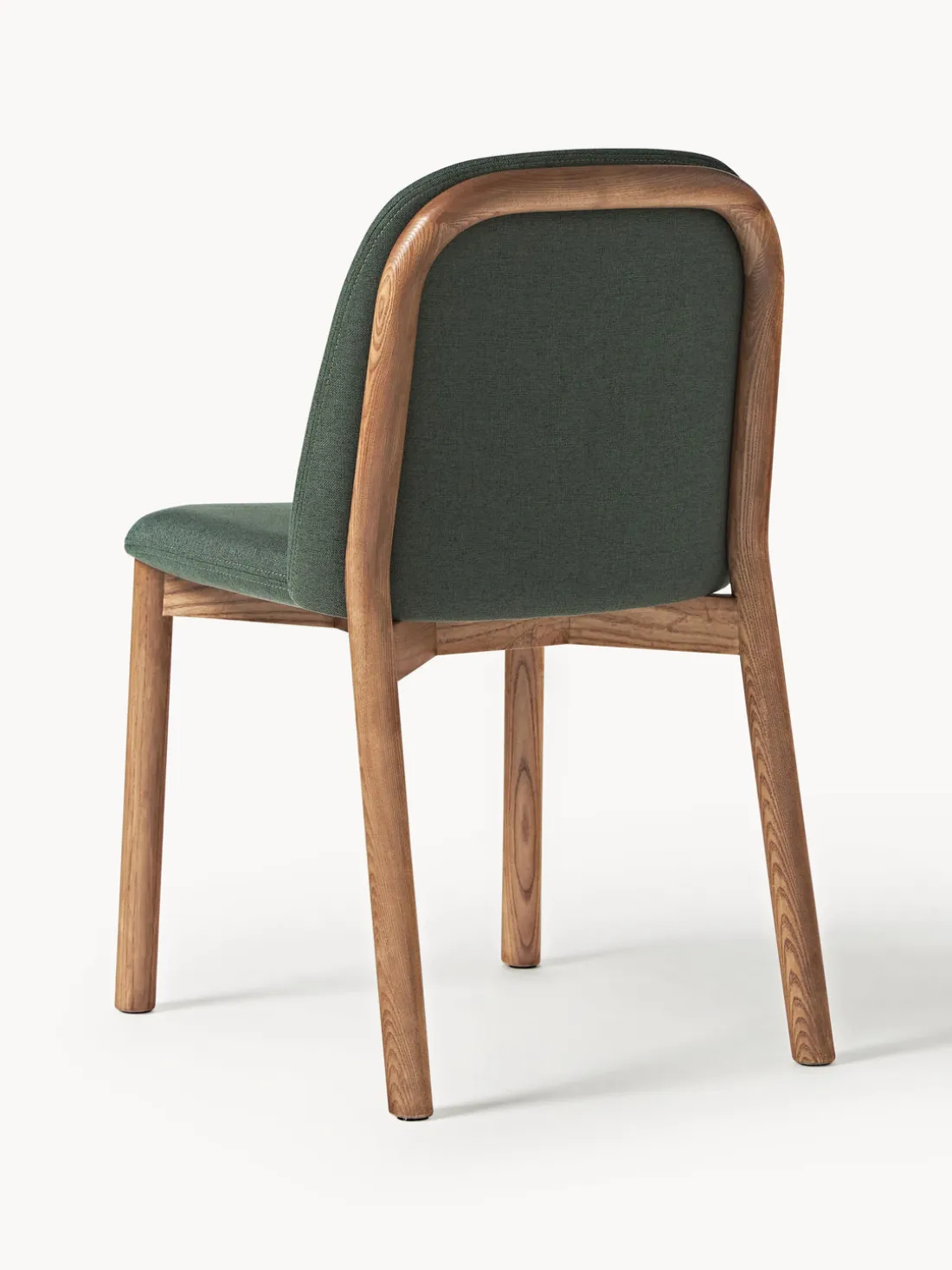 Silla tapizada de madera de fresno Julie