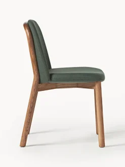 Silla tapizada de madera de fresno Julie