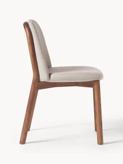 Silla tapizada de madera de fresno Julie