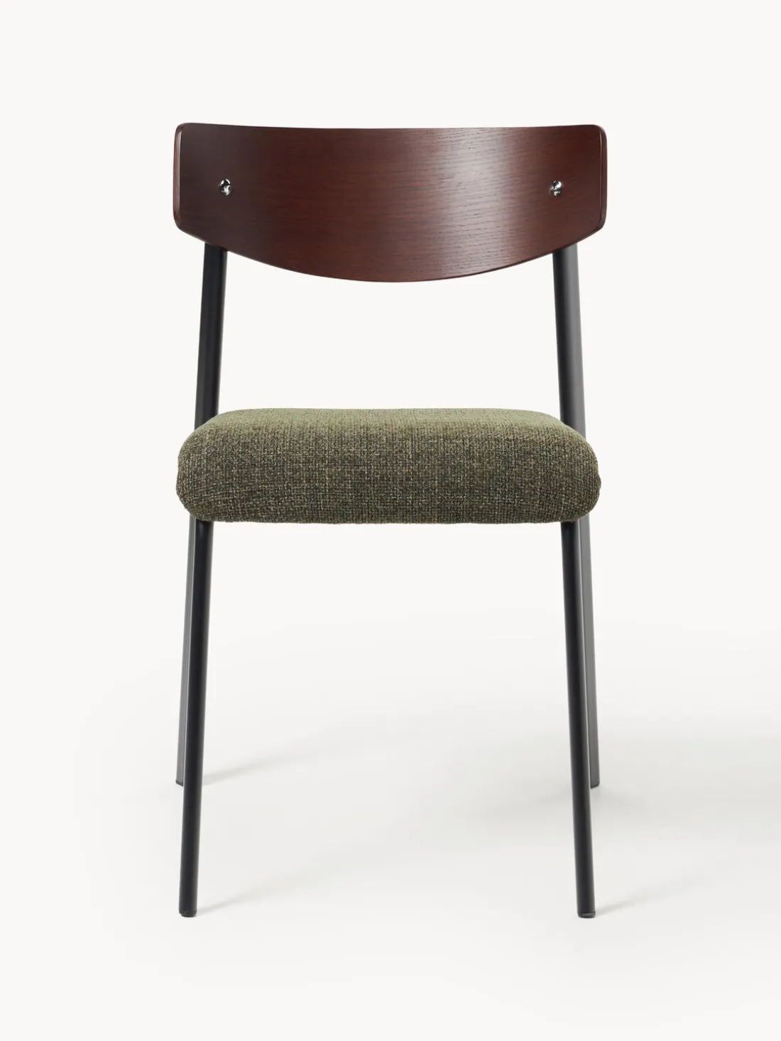 Silla tapizada de madera de roble Nadia