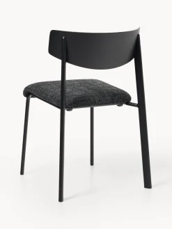 Silla tapizada de madera de roble Nadia