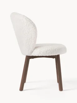 Silla tapizada en borreguillo Serena