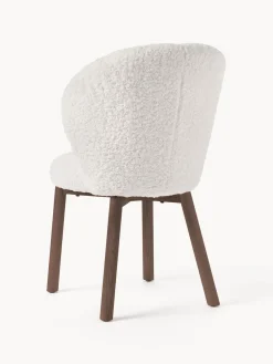 Silla tapizada en borreguillo Serena