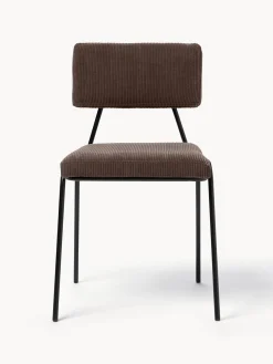 Silla tapizada en pana Mats, 2 uds.