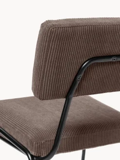 Silla tapizada en pana Mats, 2 uds.