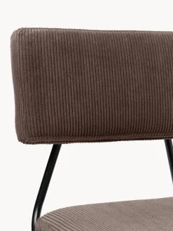 Silla tapizada en pana Mats, 2 uds.