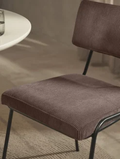 Silla tapizada en pana Mats, 2 uds.