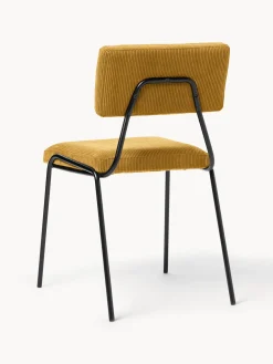 Silla tapizada en pana Mats, 2 uds.