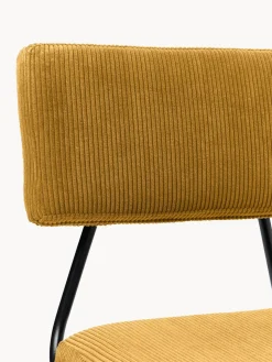 Silla tapizada en pana Mats, 2 uds.