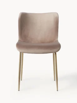 Silla tapizada en terciopelo Tess