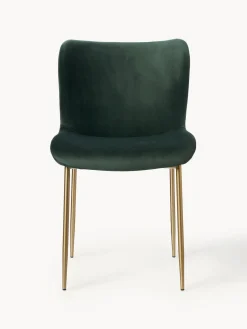 Silla tapizada en terciopelo Tess