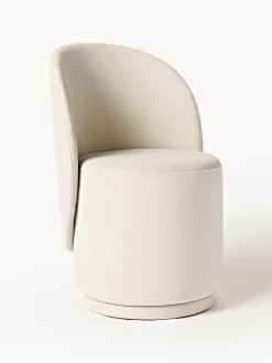 Silla tapizada en terciopelo Zeyno