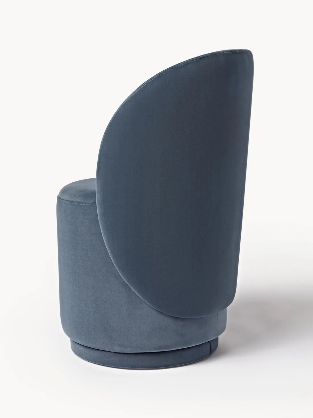 Silla tapizada en terciopelo Zeyno