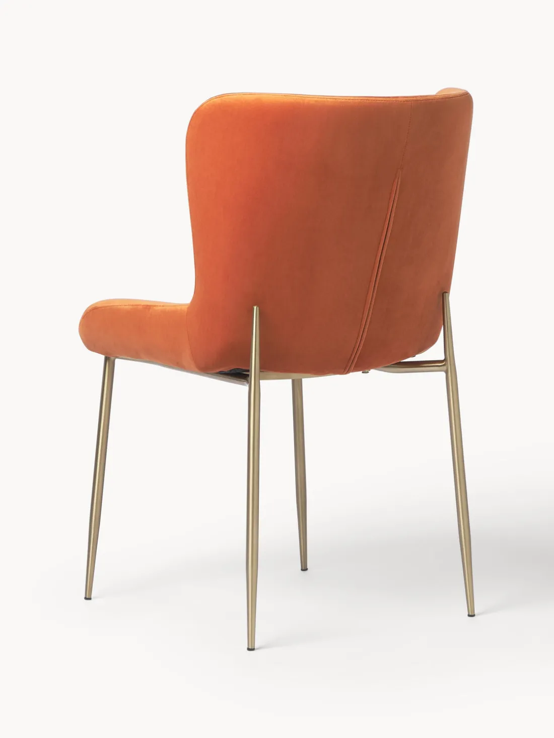 Silla tapizada en terciopelo Tess