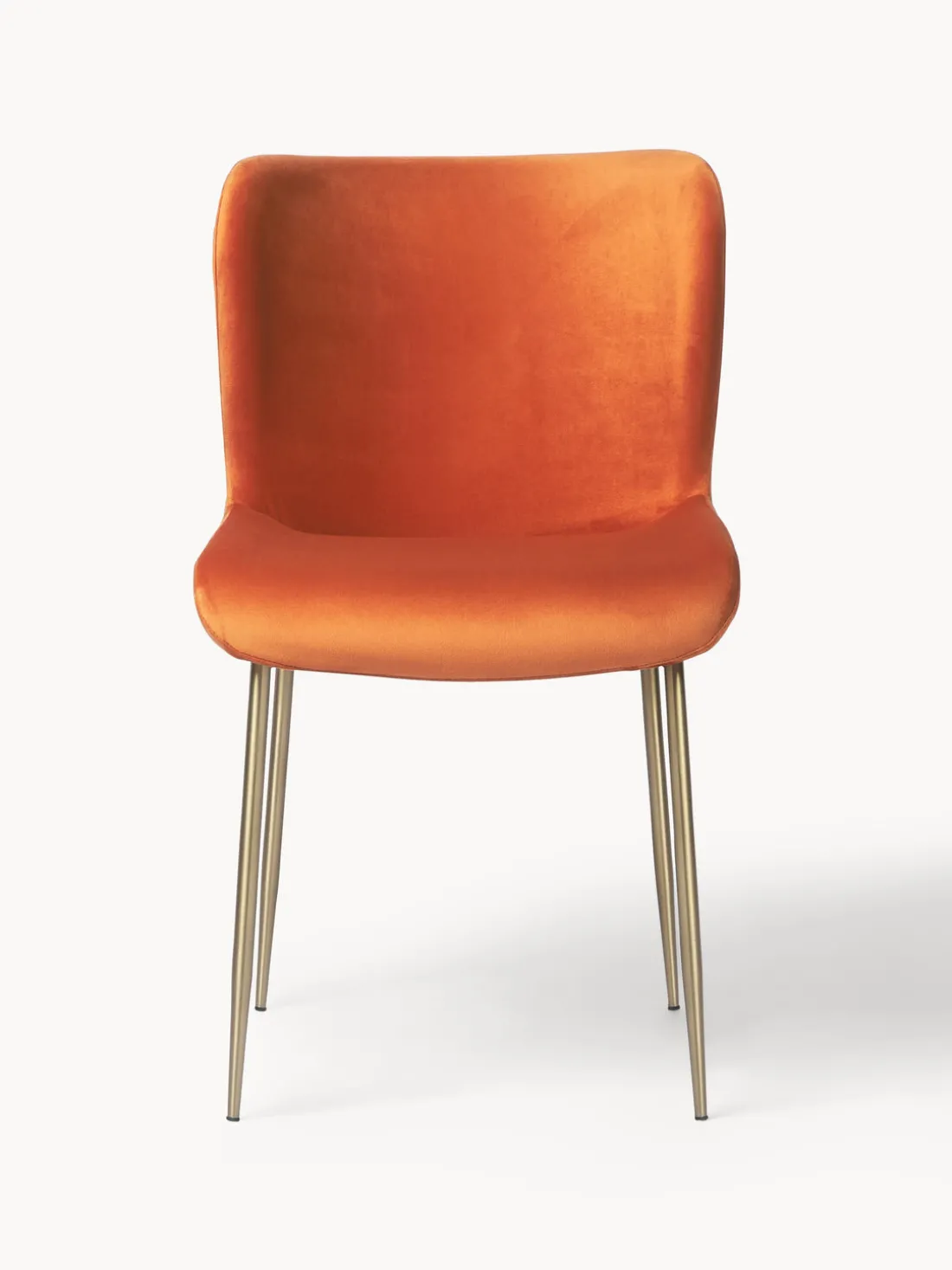 Silla tapizada en terciopelo Tess