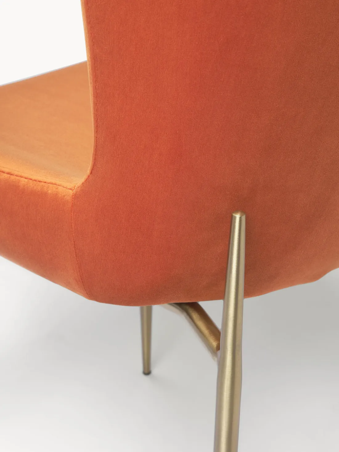 Silla tapizada en terciopelo Tess